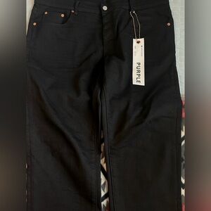 MENS BLACK PURPLE BRAND JEANS